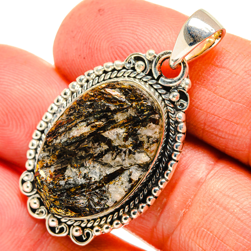 Astrophyllite Pendants handcrafted by Ana Silver Co - PD25985