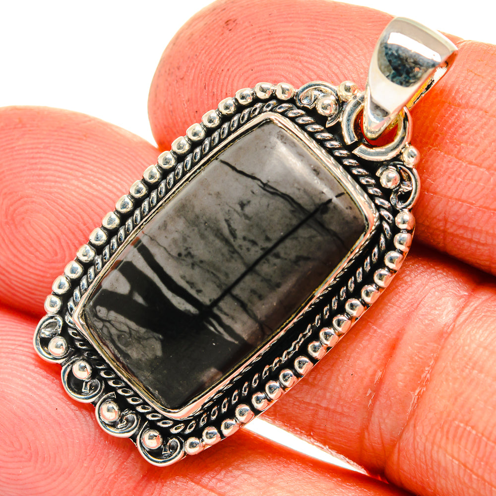 Picasso Jasper Pendants handcrafted by Ana Silver Co - PD25986