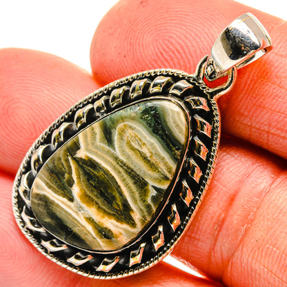 Ocean Jasper Pendants handcrafted by Ana Silver Co - PD25992