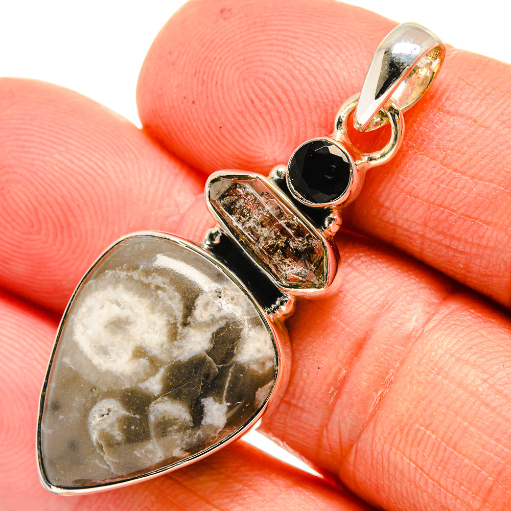 Ocean Jasper Pendants handcrafted by Ana Silver Co - PD25993