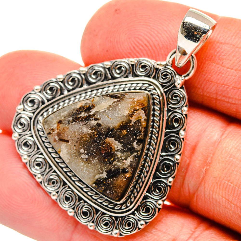 Astrophyllite Pendants handcrafted by Ana Silver Co - PD25995