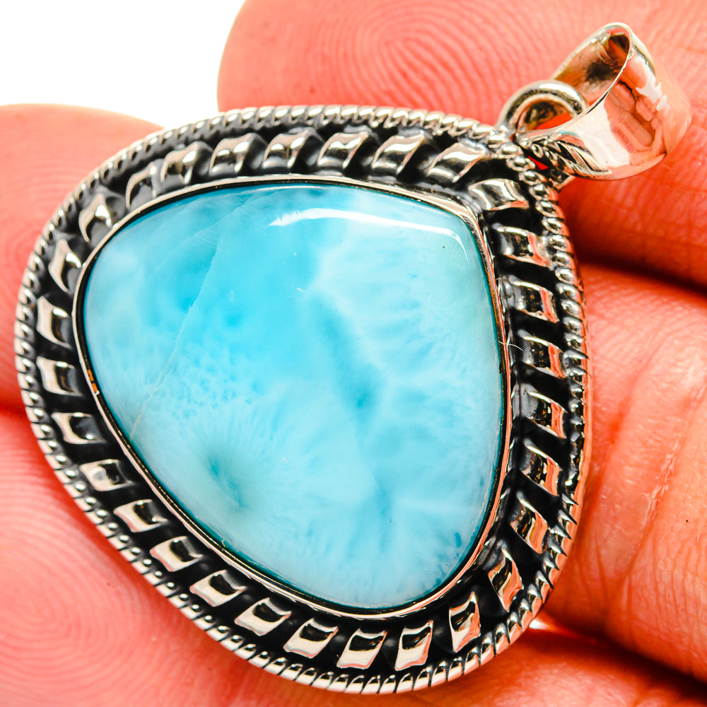 Larimar Pendants handcrafted by Ana Silver Co - PD25997