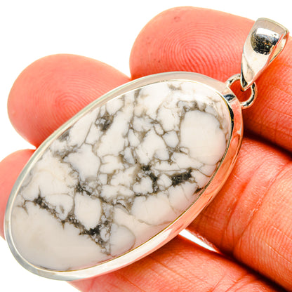 Howlite Pendants handcrafted by Ana Silver Co - PD26003