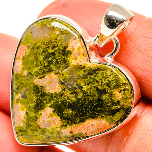 Unakite Pendants handcrafted by Ana Silver Co - PD26004