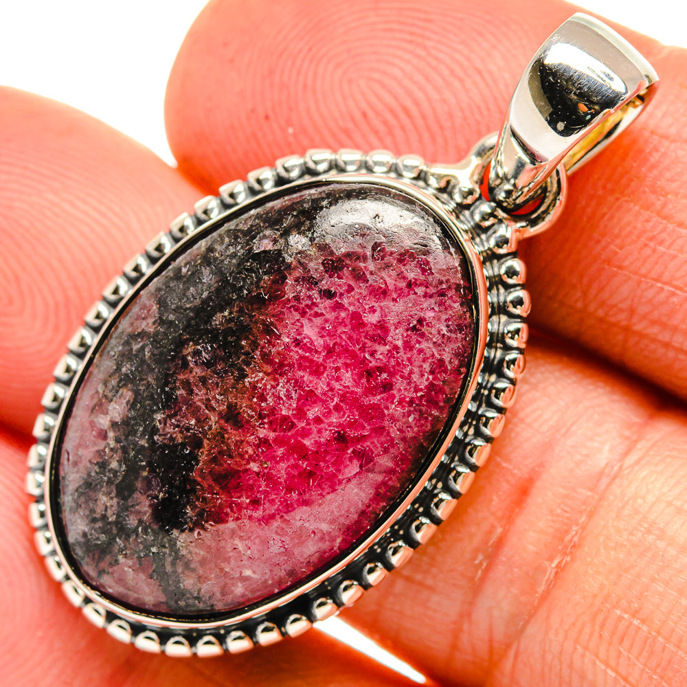 Rhodonite Pendants handcrafted by Ana Silver Co - PD26010