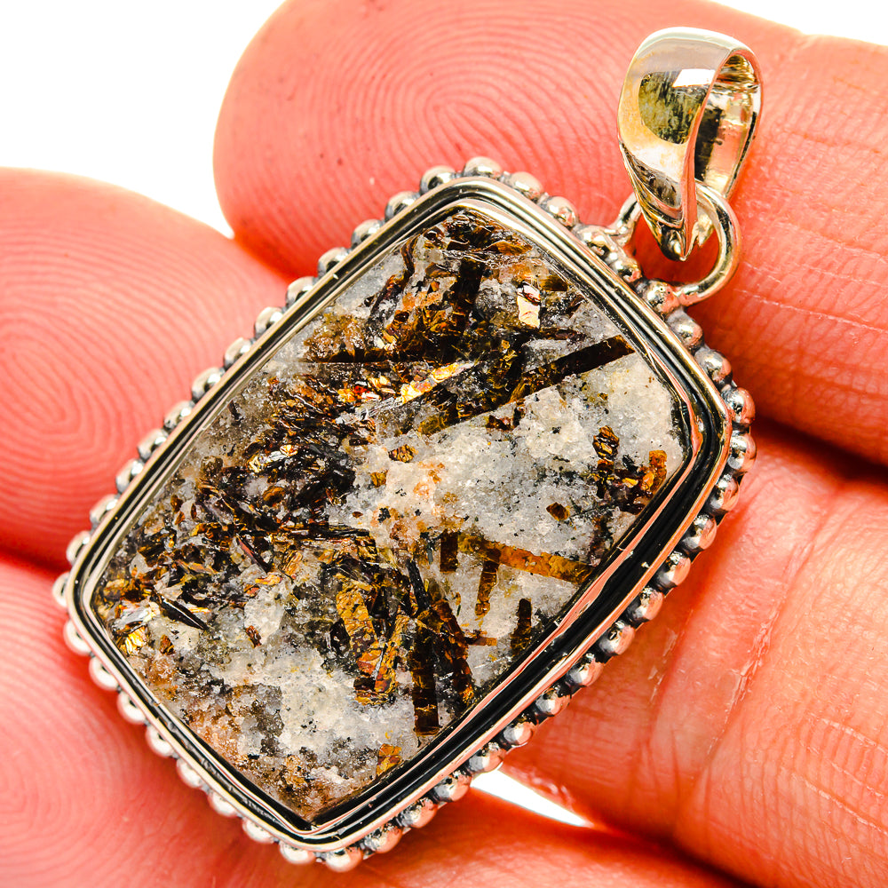 Astrophyllite Pendants handcrafted by Ana Silver Co - PD26011