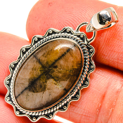 Chiastolite Pendants handcrafted by Ana Silver Co - PD26012