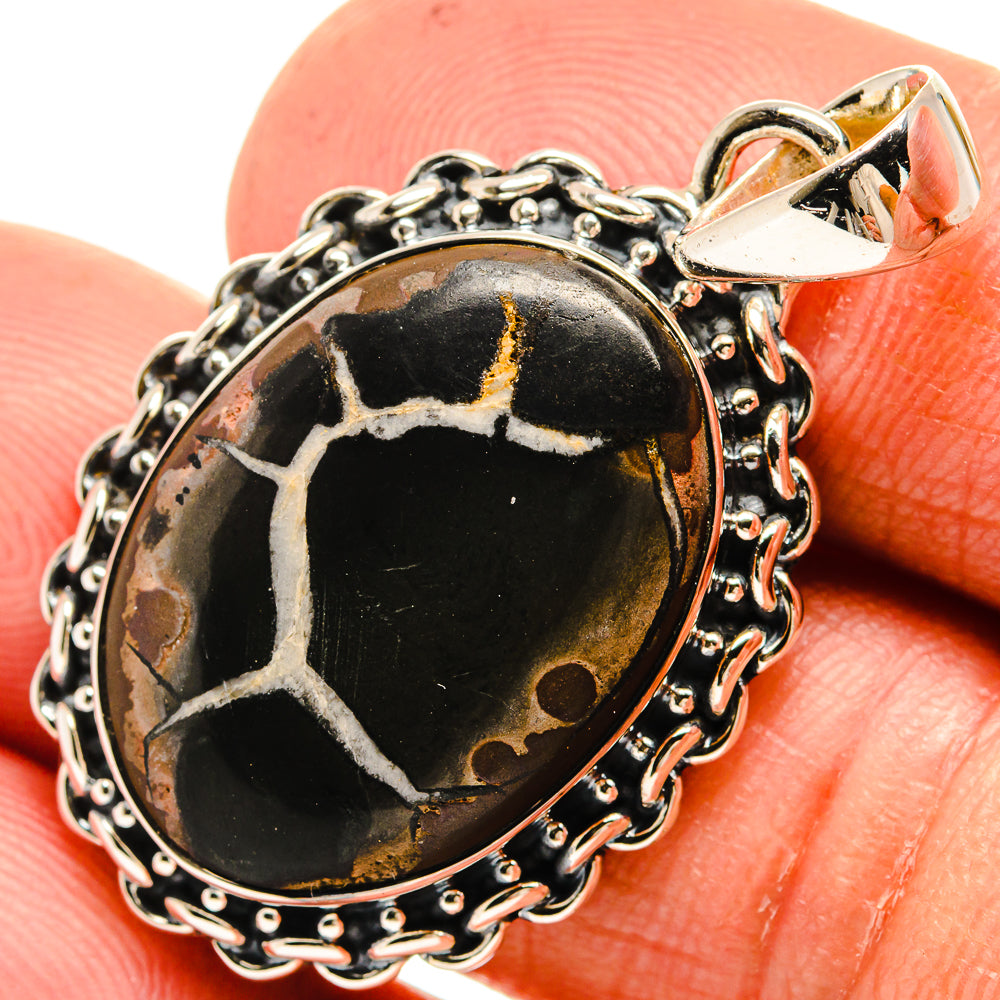 Septarian Geode Pendants handcrafted by Ana Silver Co - PD26016