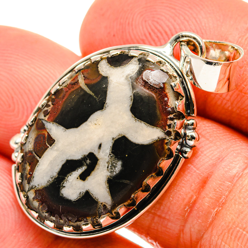 Septarian Geode Pendants handcrafted by Ana Silver Co - PD26017
