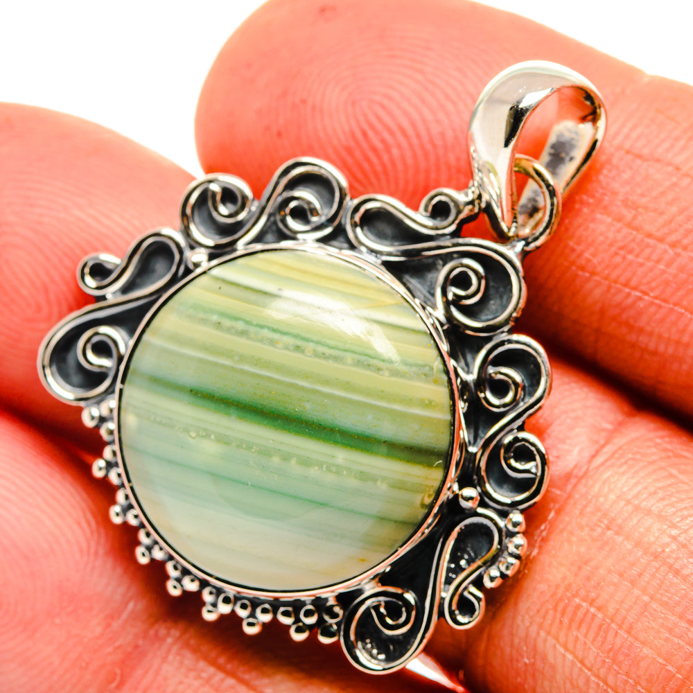 Ocean Jasper Pendants handcrafted by Ana Silver Co - PD26030