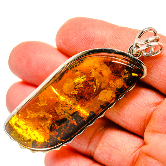 Baltic Amber Pendants handcrafted by Ana Silver Co - PD26033