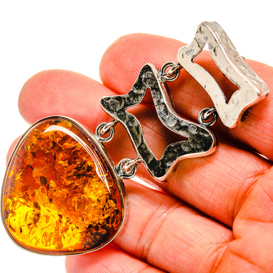 Baltic Amber Pendants handcrafted by Ana Silver Co - PD26036