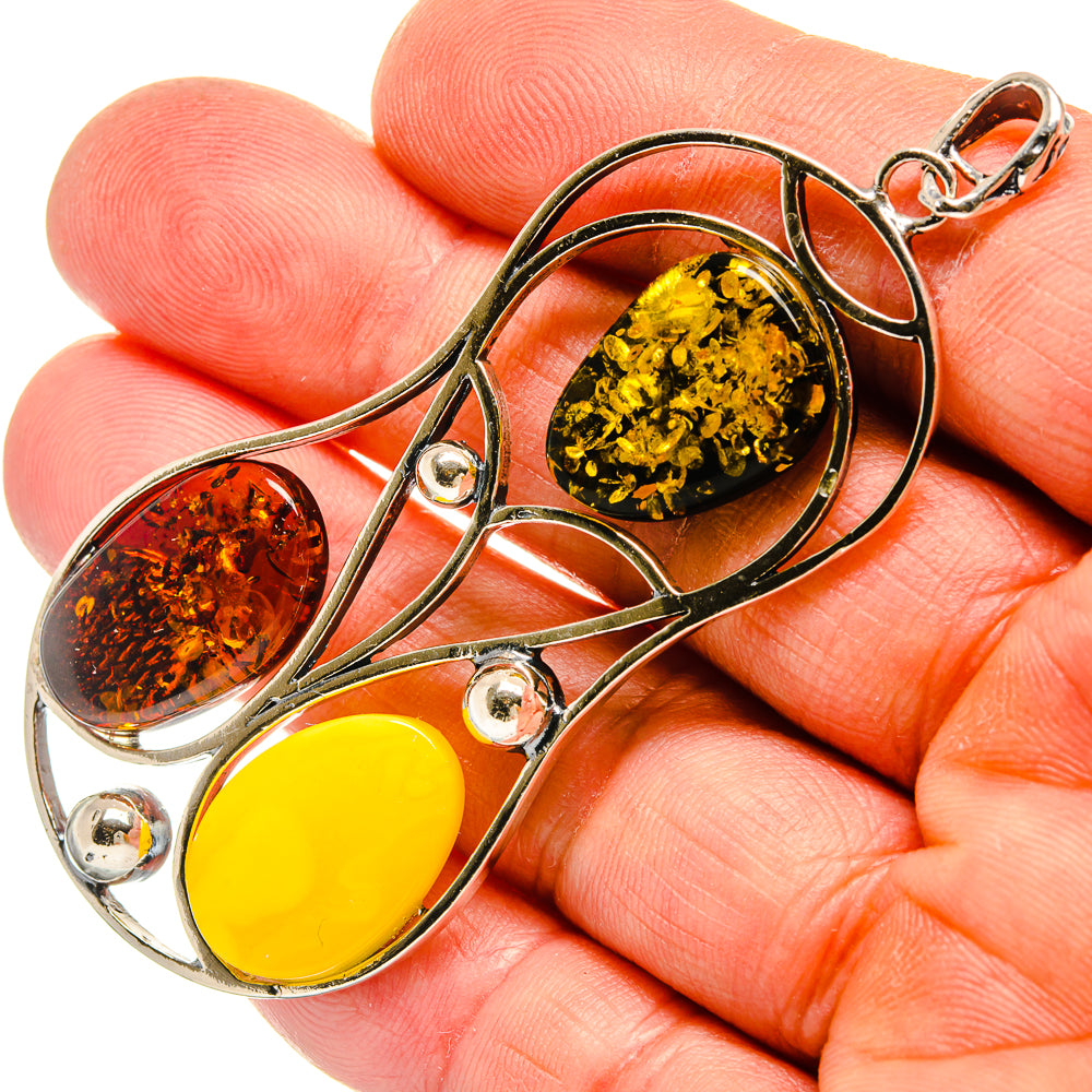 Baltic Amber Pendants handcrafted by Ana Silver Co - PD26040