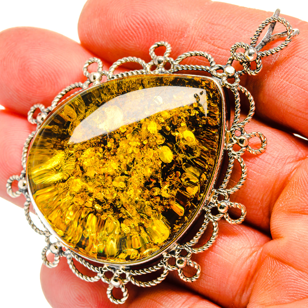 Baltic Amber Pendants handcrafted by Ana Silver Co - PD26043