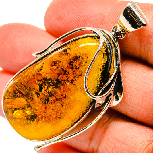Baltic Amber Pendants handcrafted by Ana Silver Co - PD26045