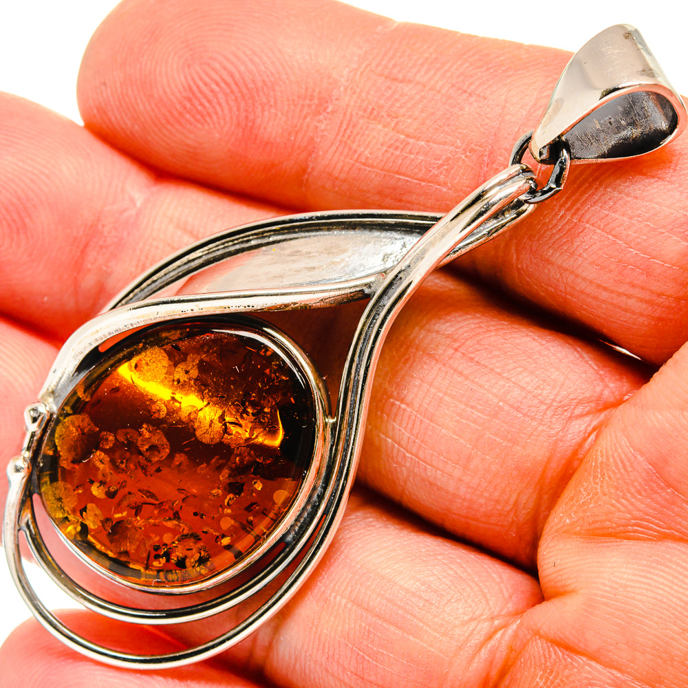 Baltic Amber Pendants handcrafted by Ana Silver Co - PD26049