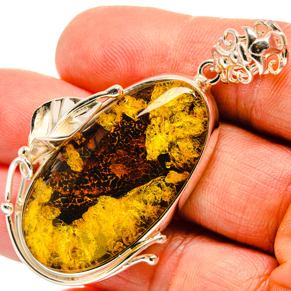 Baltic Amber Pendants handcrafted by Ana Silver Co - PD26050