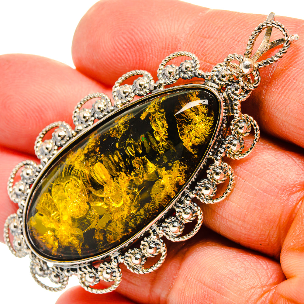 Baltic Amber Pendants handcrafted by Ana Silver Co - PD26057