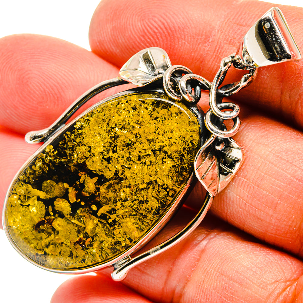 Baltic Amber Pendants handcrafted by Ana Silver Co - PD26058
