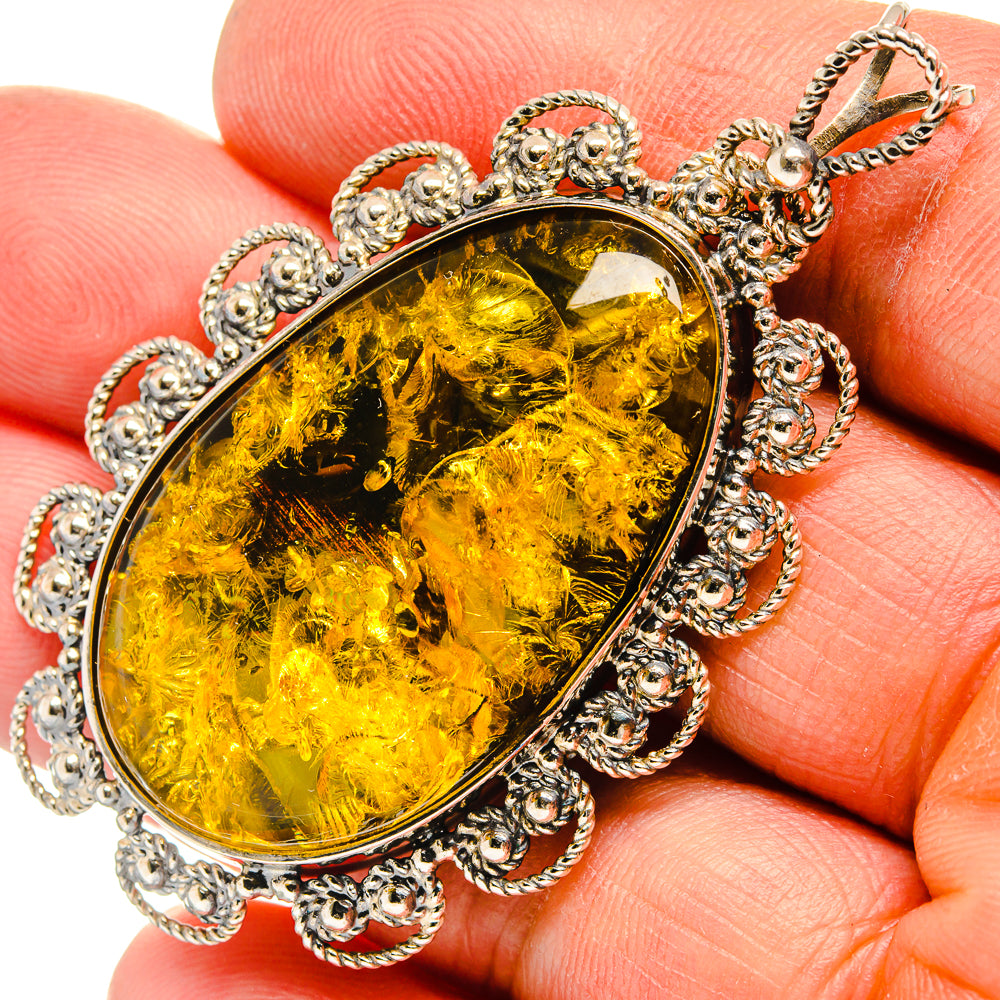 Baltic Amber Pendants handcrafted by Ana Silver Co - PD26060