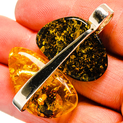 Baltic Amber Pendants handcrafted by Ana Silver Co - PD26065