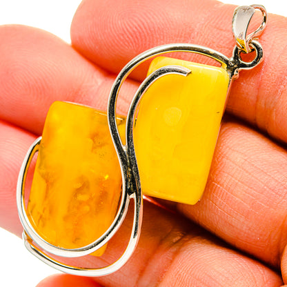 Baltic Amber Pendants handcrafted by Ana Silver Co - PD26066