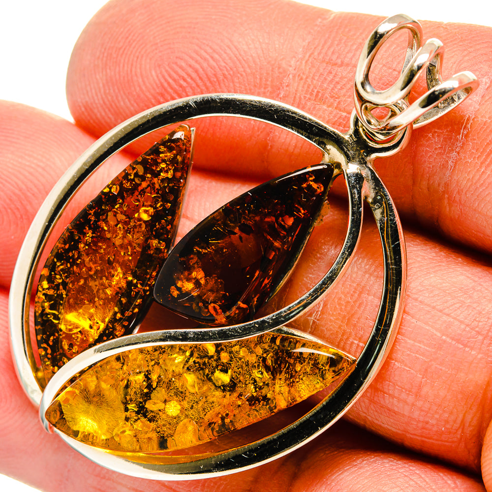 Baltic Amber Pendants handcrafted by Ana Silver Co - PD26071