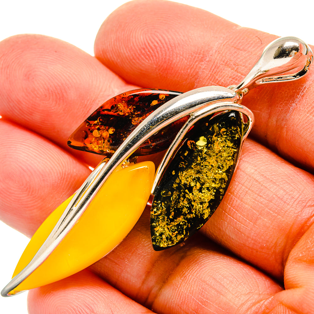 Baltic Amber Pendants handcrafted by Ana Silver Co - PD26072