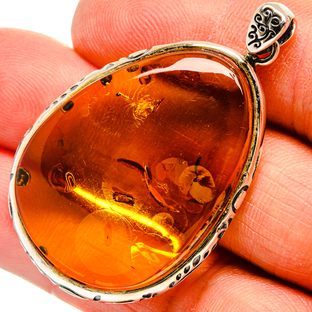 Baltic Amber Pendants handcrafted by Ana Silver Co - PD26073
