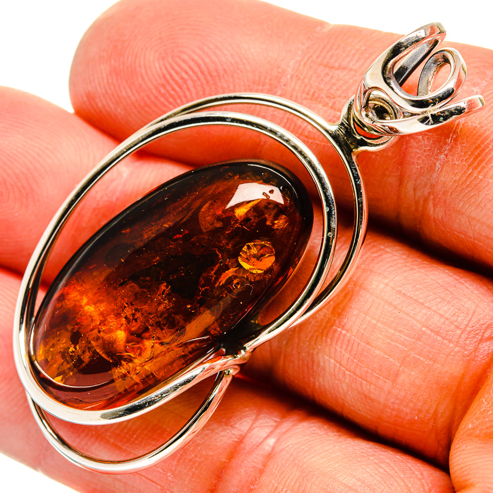 Baltic Amber Pendants handcrafted by Ana Silver Co - PD26074