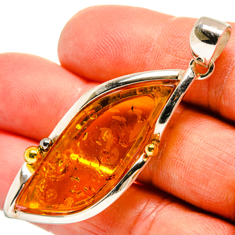 Baltic Amber Pendants handcrafted by Ana Silver Co - PD26075