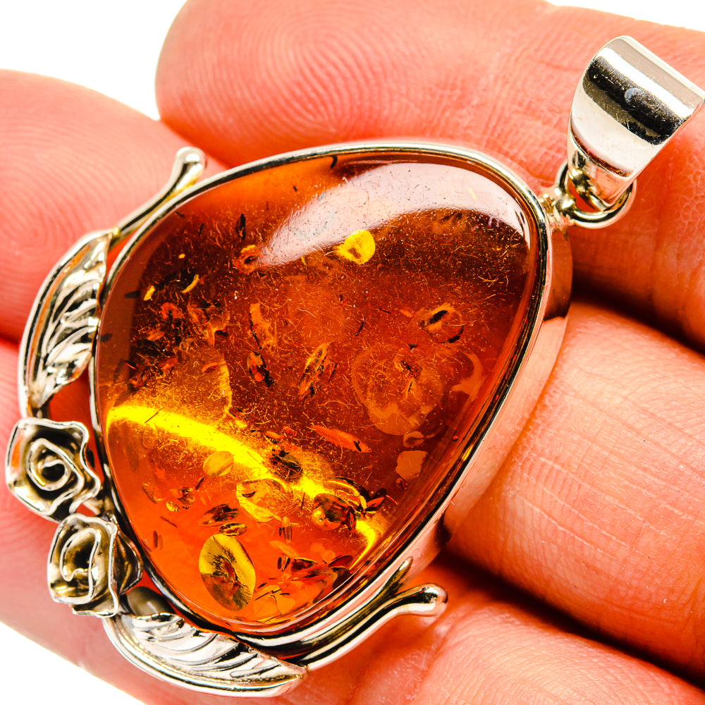 Baltic Amber Pendants handcrafted by Ana Silver Co - PD26076
