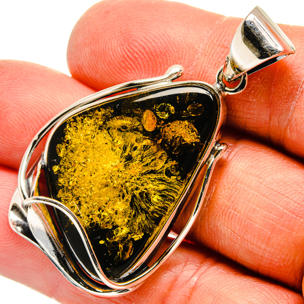 Baltic Amber Pendants handcrafted by Ana Silver Co - PD26077