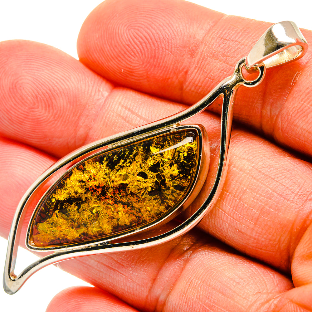 Baltic Amber Pendants handcrafted by Ana Silver Co - PD26080