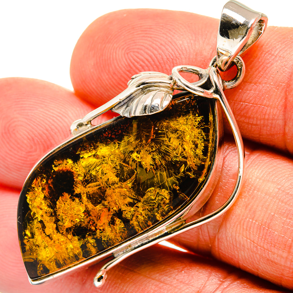 Baltic Amber Pendants handcrafted by Ana Silver Co - PD26084
