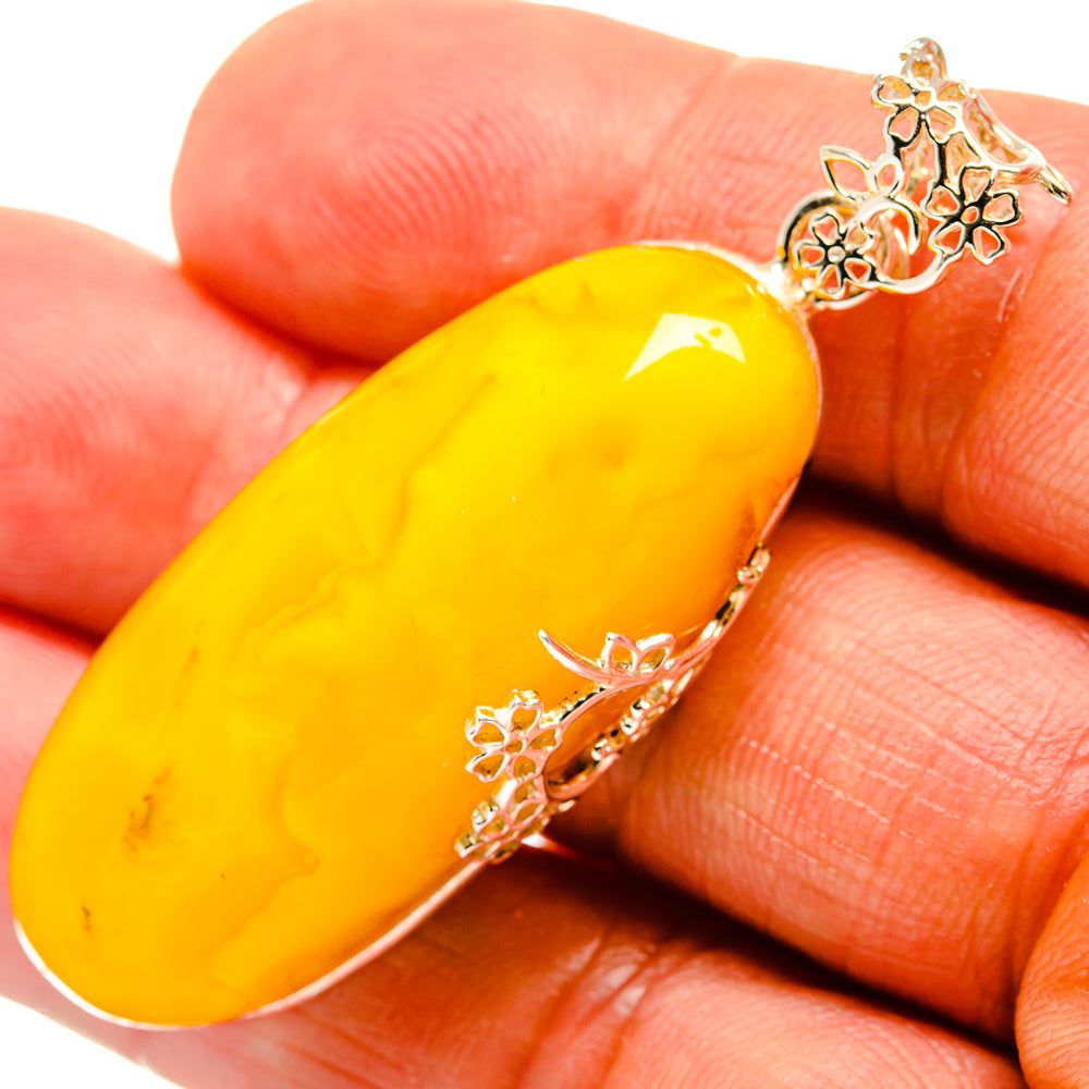 Baltic Amber Pendants handcrafted by Ana Silver Co - PD26086