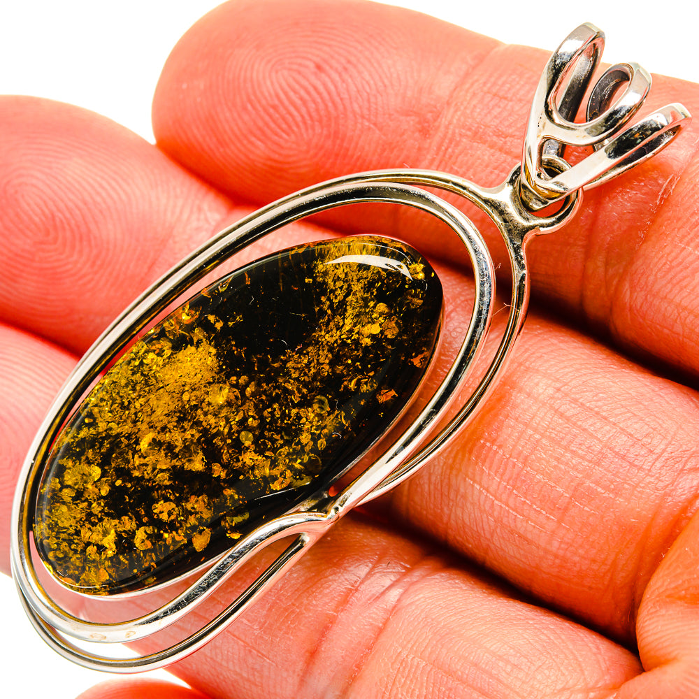 Baltic Amber Pendants handcrafted by Ana Silver Co - PD26087