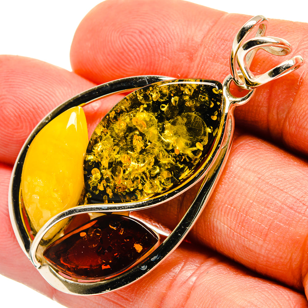 Baltic Amber Pendants handcrafted by Ana Silver Co - PD26088