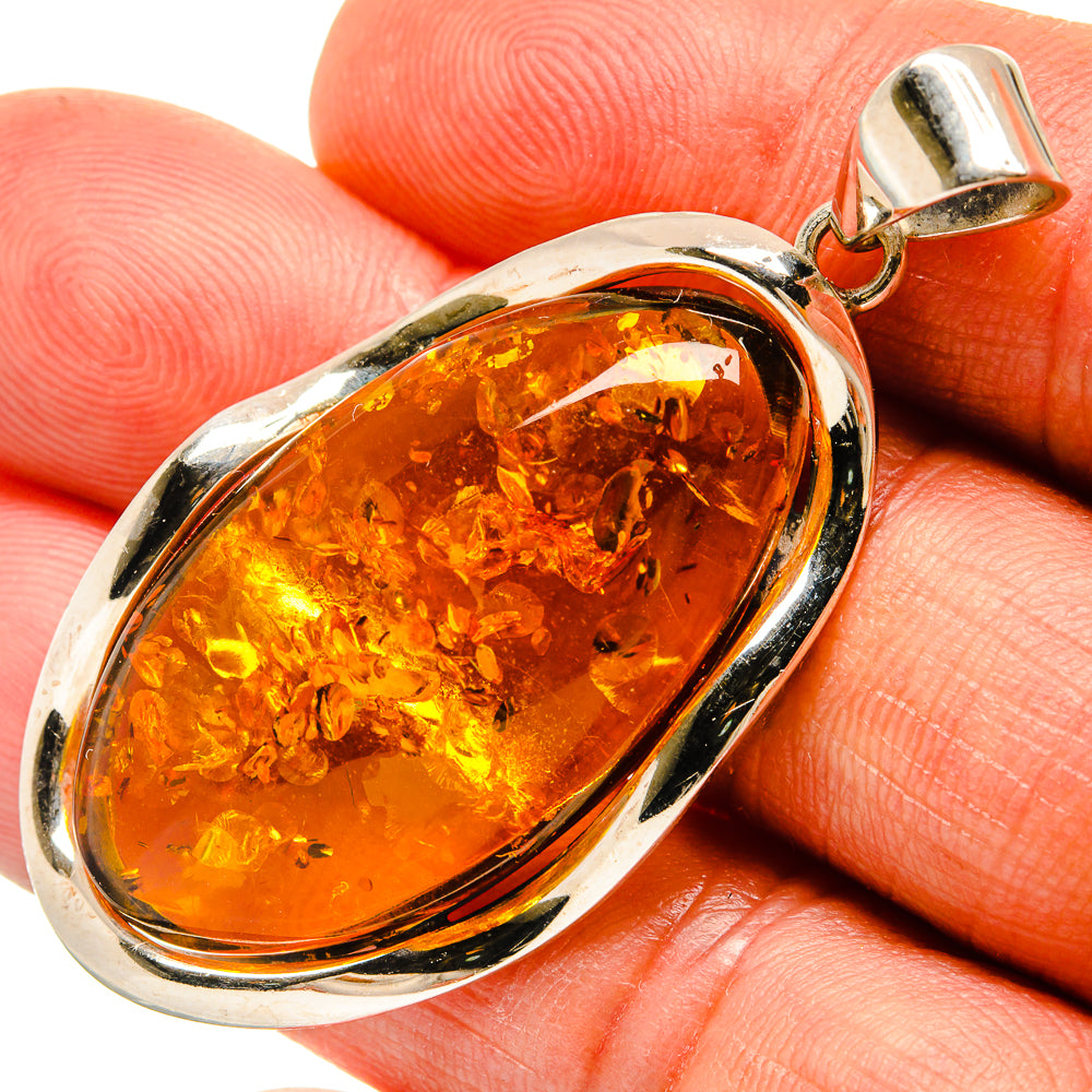Baltic Amber Pendants handcrafted by Ana Silver Co - PD26089