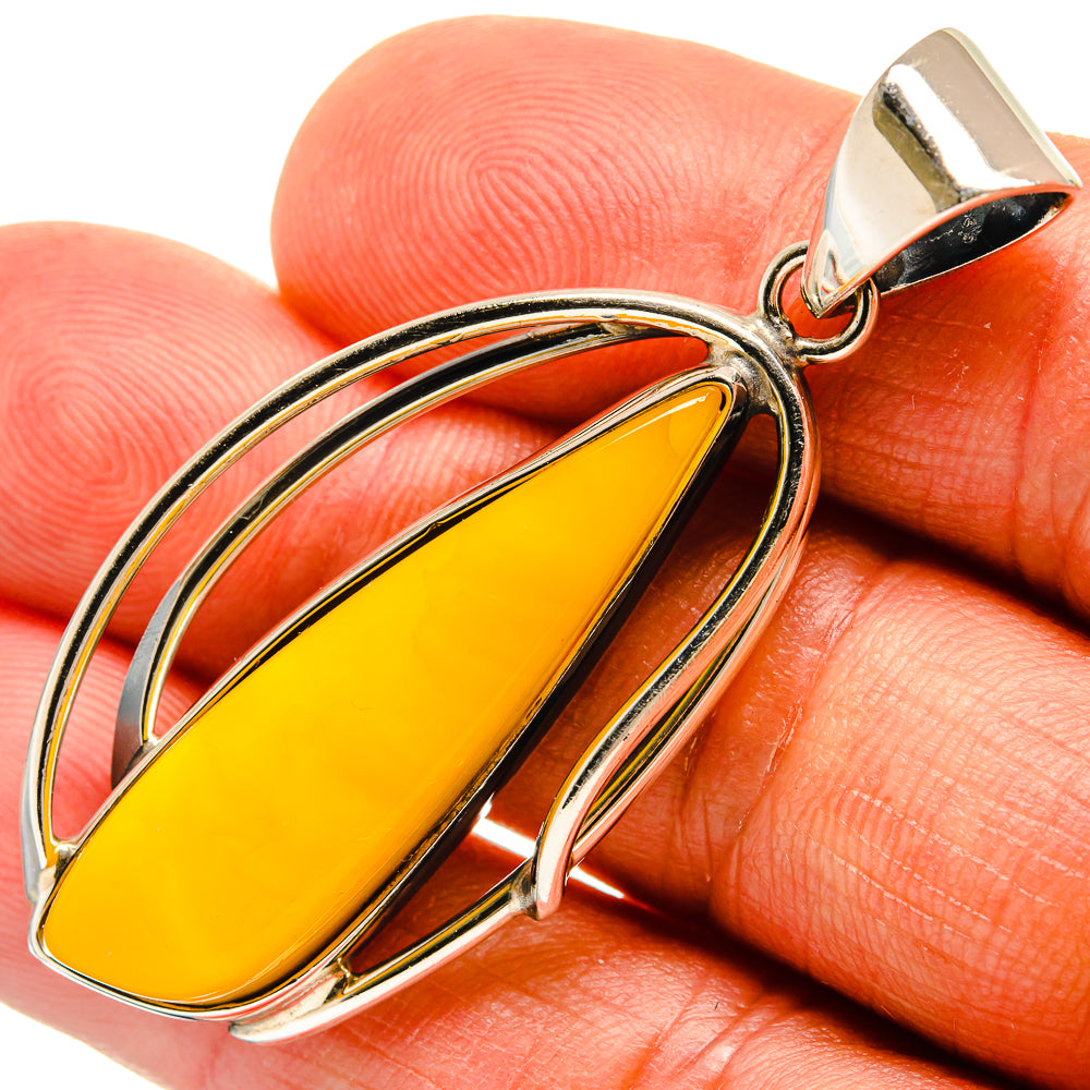 Baltic Amber Pendants handcrafted by Ana Silver Co - PD26091