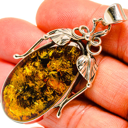 Baltic Amber Pendants handcrafted by Ana Silver Co - PD26094
