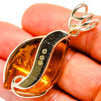Baltic Amber Pendants handcrafted by Ana Silver Co - PD26096