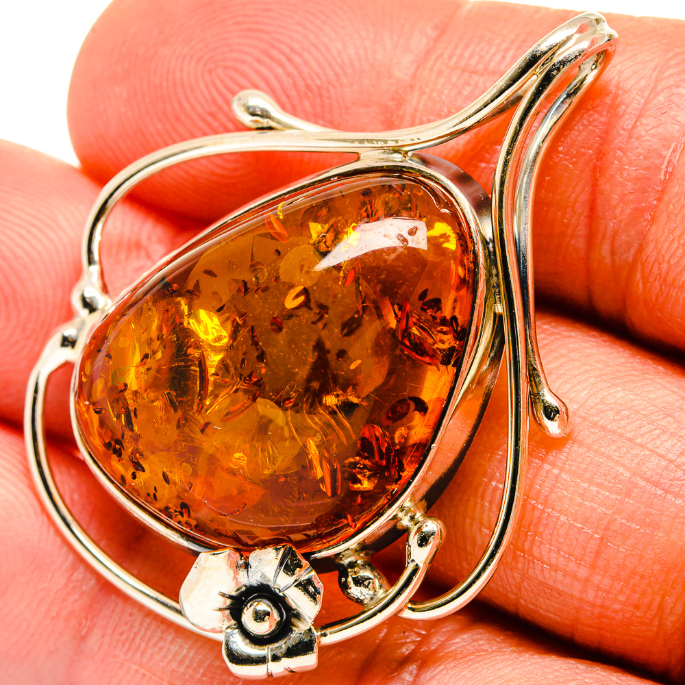 Baltic Amber Pendants handcrafted by Ana Silver Co - PD26097