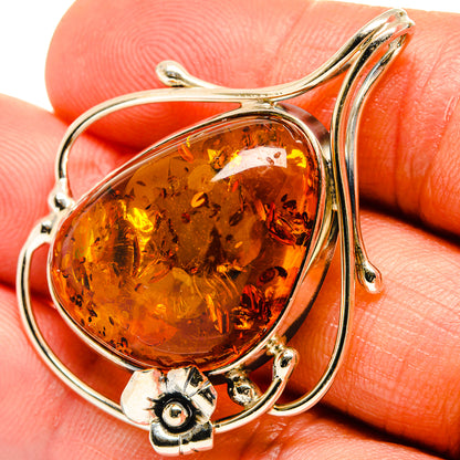 Baltic Amber Pendants handcrafted by Ana Silver Co - PD26097