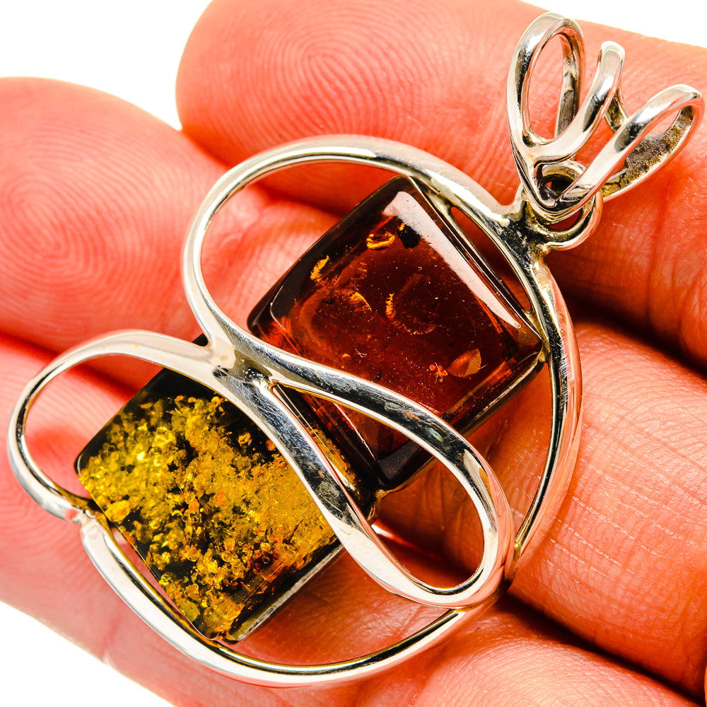 Baltic Amber Pendants handcrafted by Ana Silver Co - PD26098