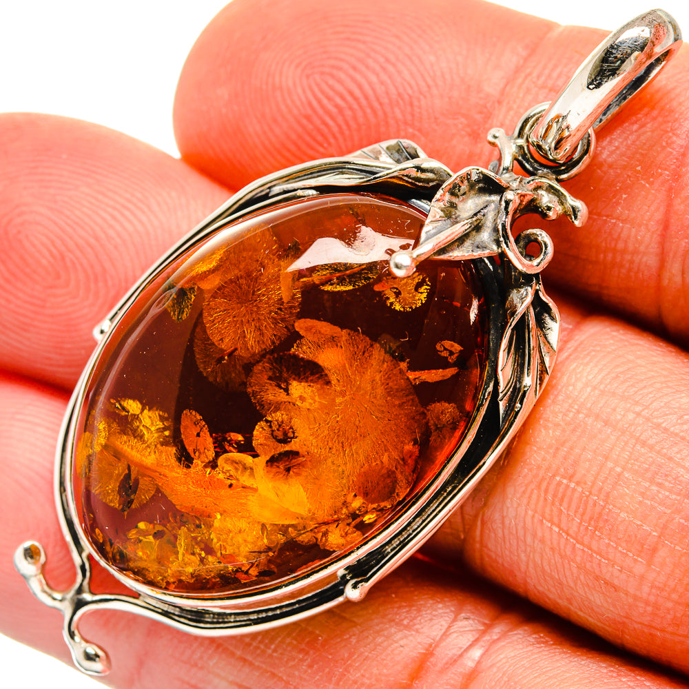 Baltic Amber Pendants handcrafted by Ana Silver Co - PD26100