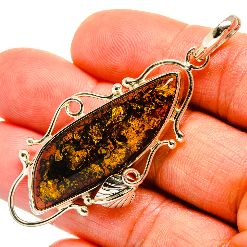 Baltic Amber Pendants handcrafted by Ana Silver Co - PD26103
