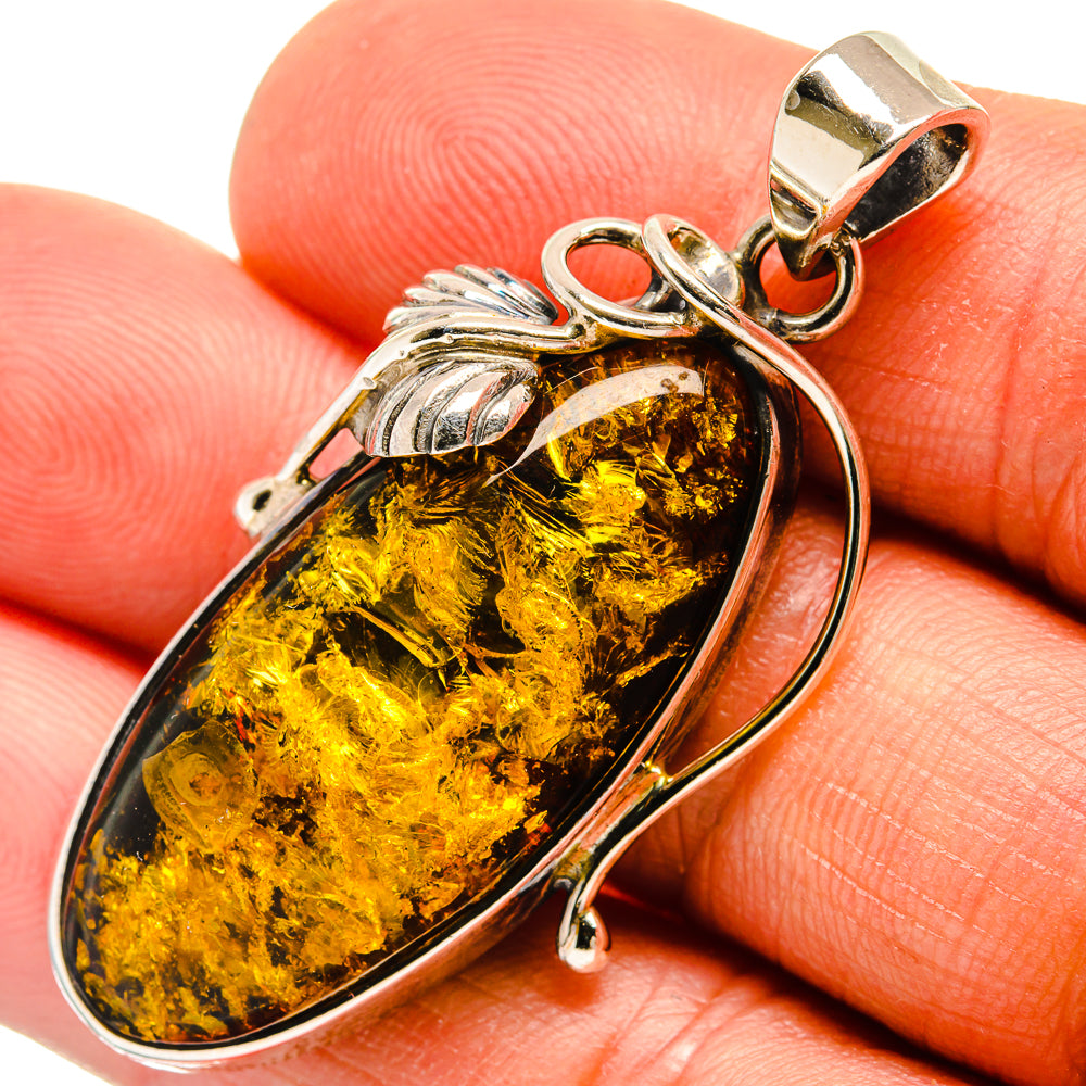 Baltic Amber Pendants handcrafted by Ana Silver Co - PD26104