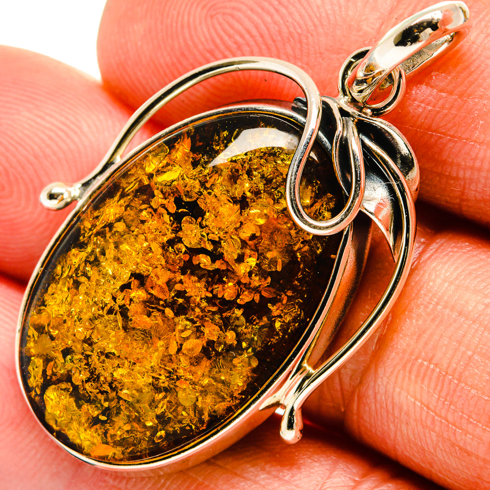 Baltic Amber Pendants handcrafted by Ana Silver Co - PD26105