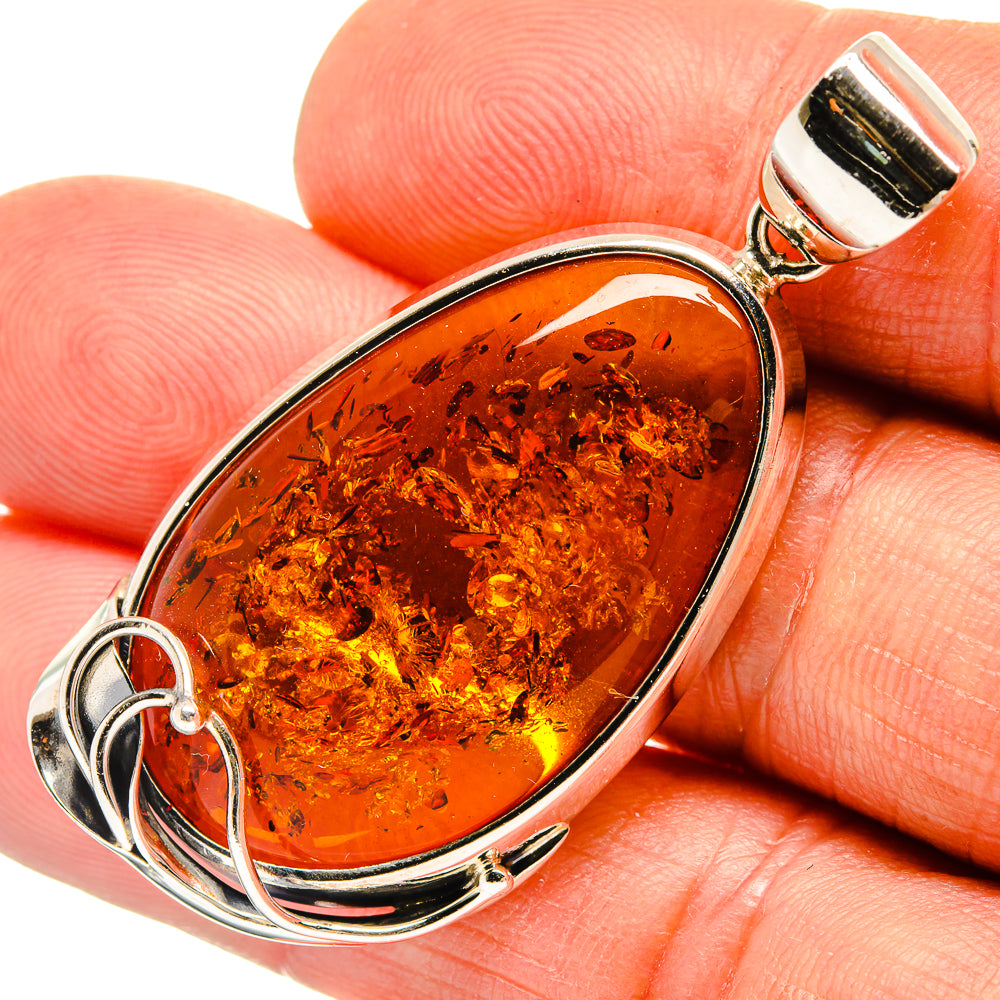 Baltic Amber Pendants handcrafted by Ana Silver Co - PD26106